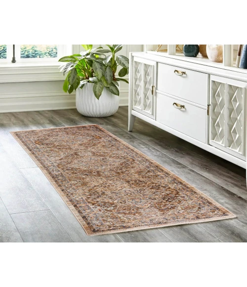Dalyn Bergama BE9 Mocha 2'3" x 7'10" Runner Rug
