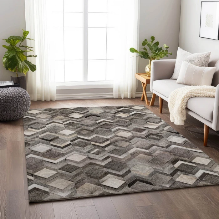 Dalyn Bozeman Gray BM5 2ft.6in. x 3ft.10in. Rug