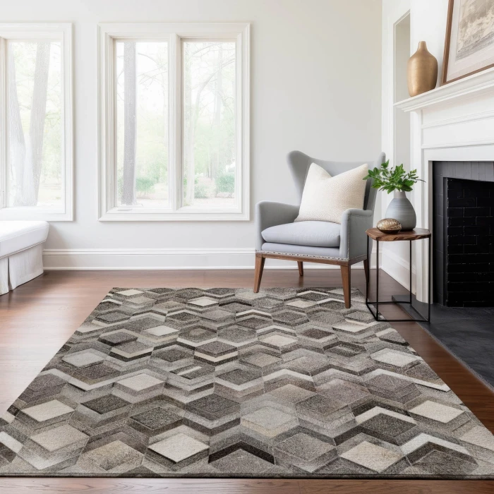 Dalyn Bozeman Gray BM5 2ft.6in. x 3ft.10in. Rug