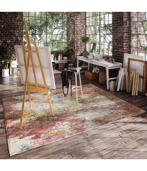 Dalyn Boca Pink BO10 5ft. x 7ft.6in. Rug