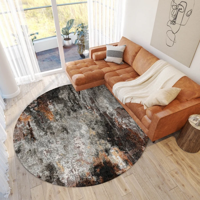 Dalyn Boca Gray BO10 8ft. x 8ft. Rug