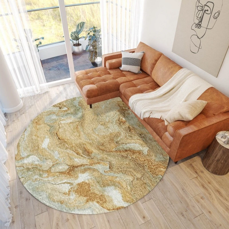 Dalyn Boca Orange BO14 8ft. x 8ft. Rug