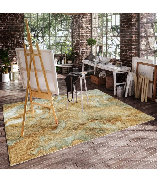 Dalyn Boca Orange BO14 10ft. x 14ft. Rug