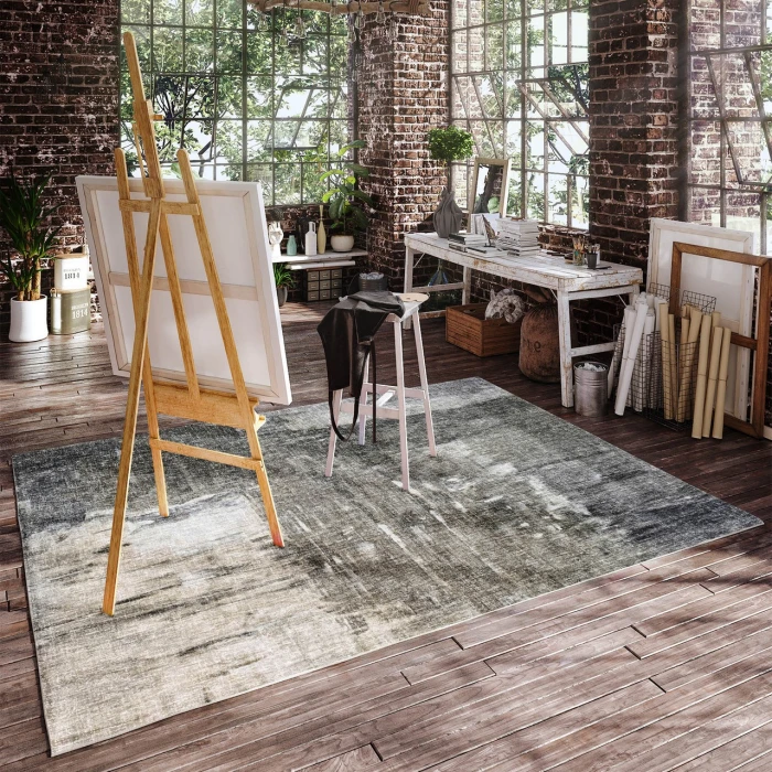 Dalyn Boca Gray BO2 2ft.6in. x 3ft.10in. Rug