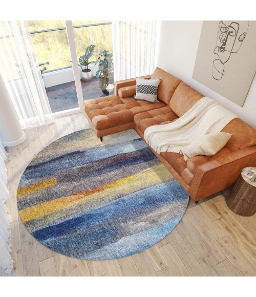 Dalyn Boca Blue BO4 8ft. x 8ft. Rug