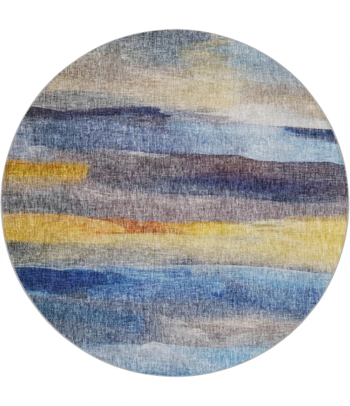 Dalyn Boca Blue BO4 8ft. x 8ft. Rug