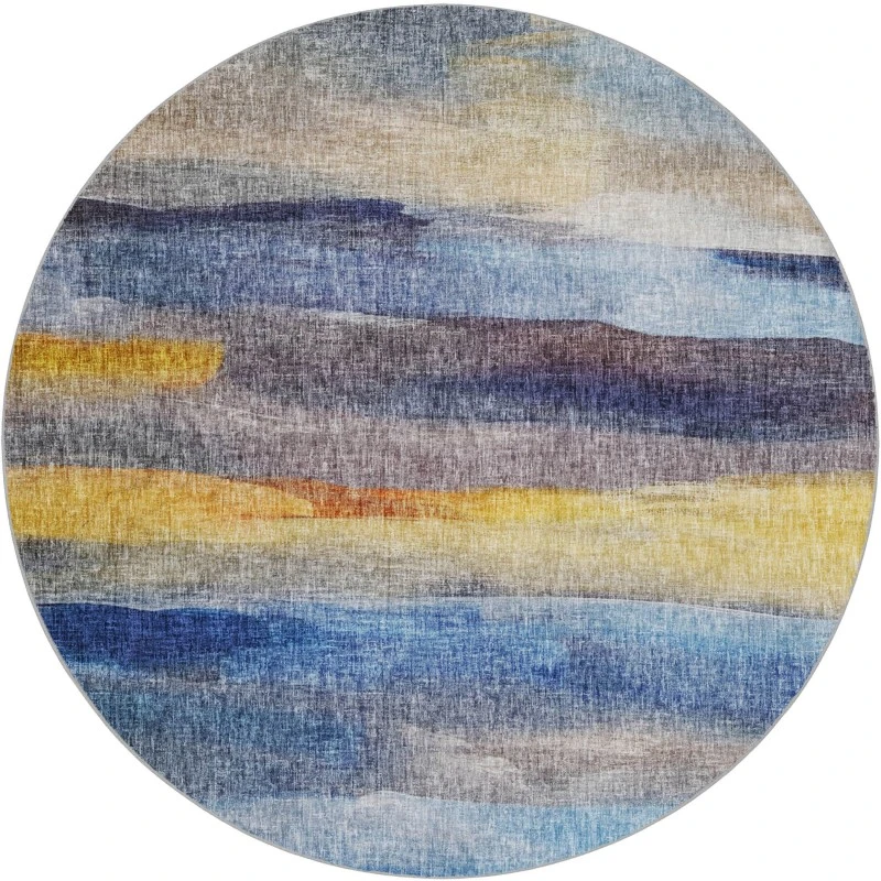 Dalyn Boca Blue BO4 8ft. x 8ft. Rug