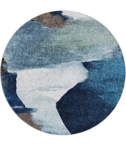 Dalyn Boca Blue BO7 8ft. x 8ft. Rug