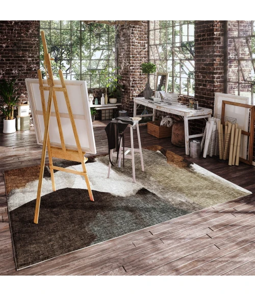 Dalyn Boca Brown BO7 5ft. x 7ft.6in. Rug