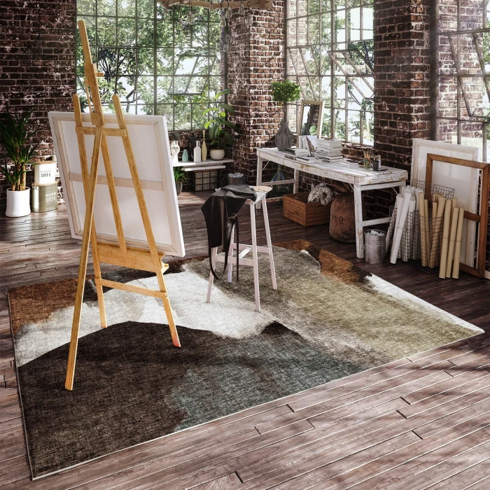 Dalyn Boca Brown BO7 8ft. x 10ft. Rug