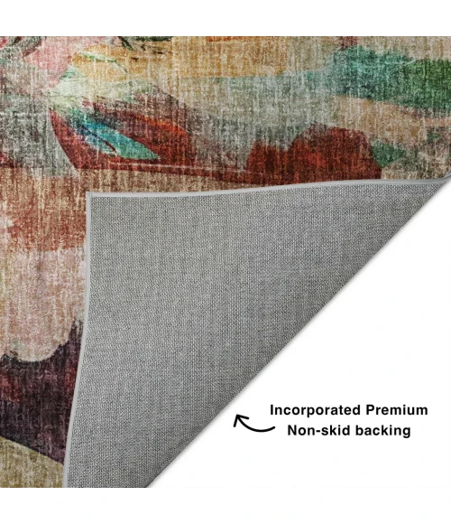 Dalyn Boca Orange BO8 5ft. x 7ft.6in. Rug