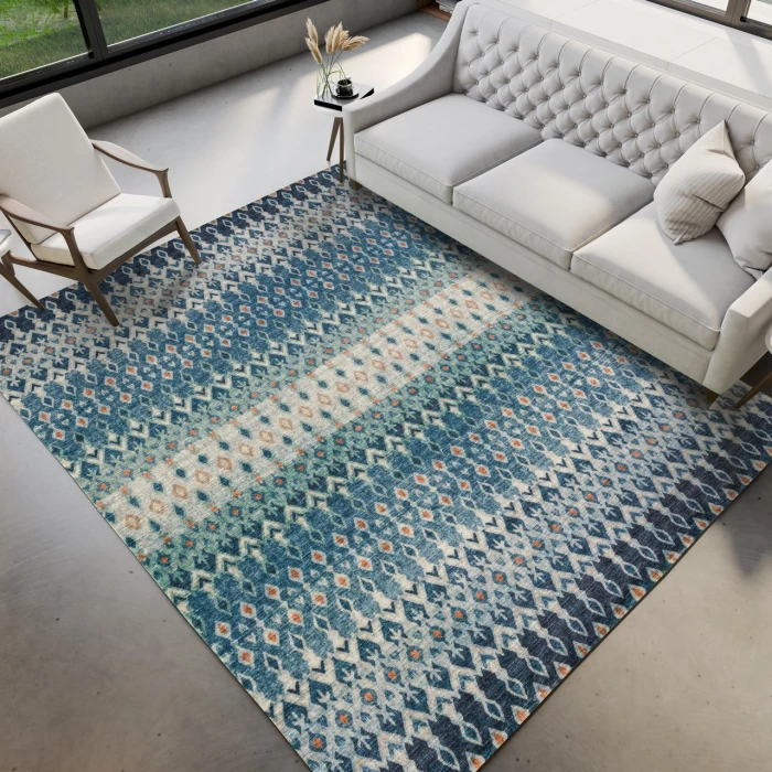 Dalyn Brisbane BR1 Indigo Area Rug 8 ft. Round