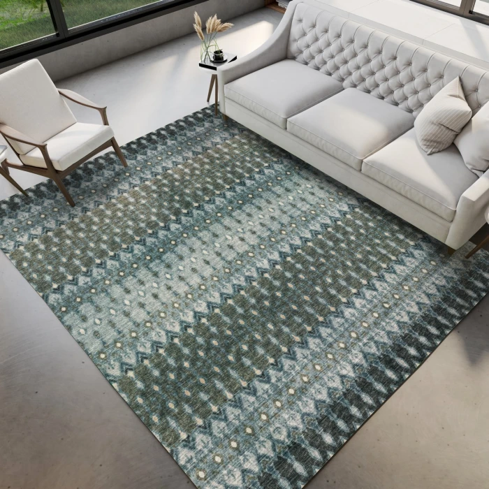 Dalyn Brisbane BR1 Mineral Blue Area Rug 5 ft. X 7 ft. 6 Rectangle