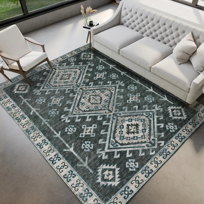 Dalyn Brisbane BR2 Midnight Area Rug 8 ft. Round