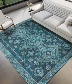 Dalyn Brisbane BR2 Navy Area Rug 2 ft. 3 X 7 ft. 6 Rectangle