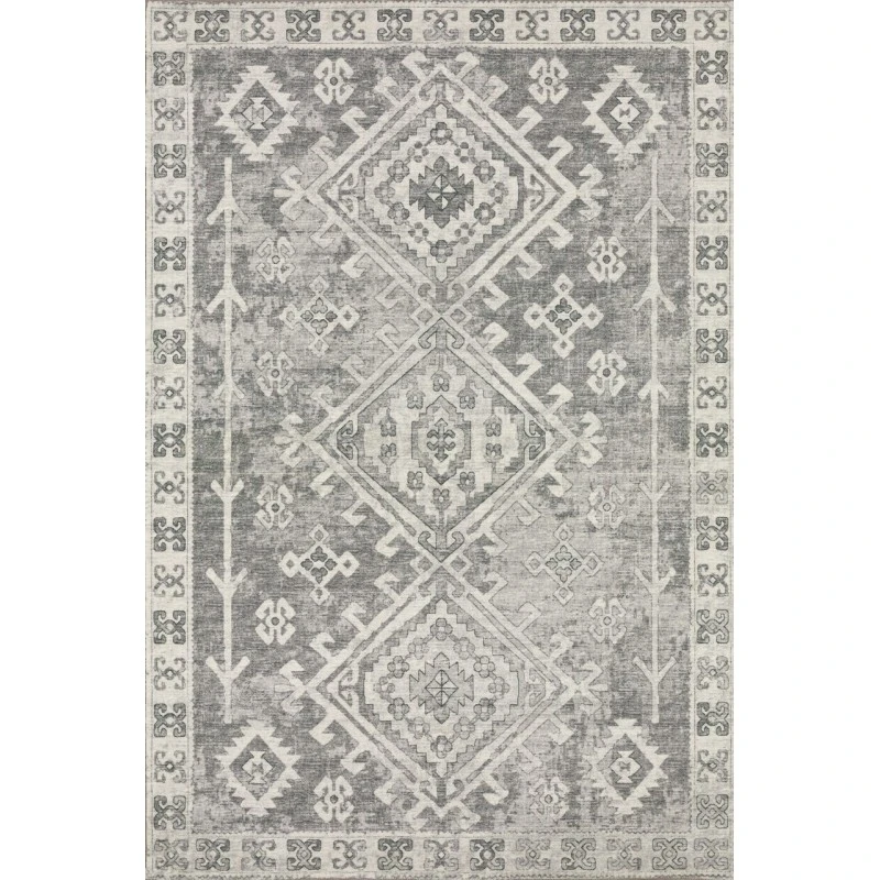 Dalyn Brisbane BR2 Silver Area Rug 5 ft. X 7 ft. 6 Rectangle