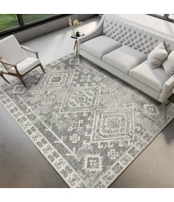 Dalyn Brisbane BR2 Silver Area Rug 8 ft. X 10 ft. Rectangle