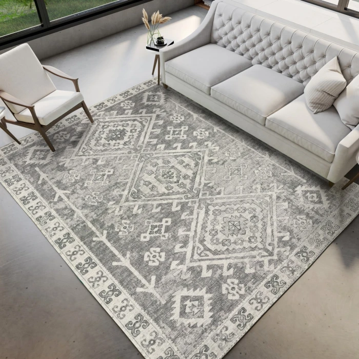 Dalyn Brisbane BR2 Silver Area Rug 8 ft. Round