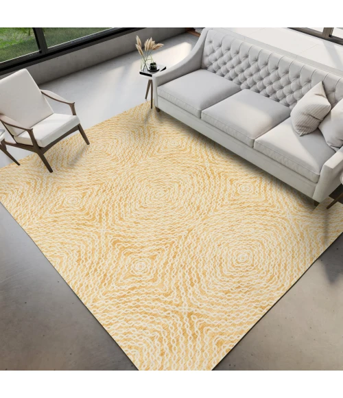 Dalyn Brisbane BR3 Gold Area Rug 2 ft. 3 X 7 ft. 6 Rectangle