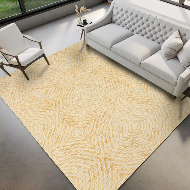 Dalyn Brisbane BR3 Gold Area Rug 2 ft. 3 X 7 ft. 6 Rectangle