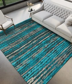 Dalyn Brisbane BR4 Teal Area Rug 2 ft. 3 X 7 ft. 6 Rectangle