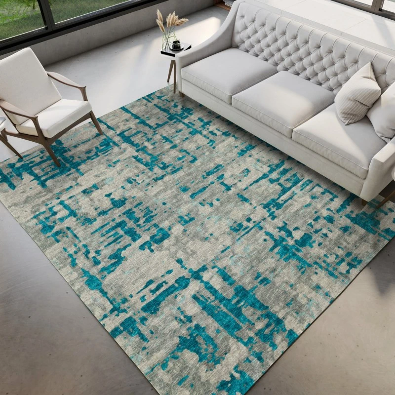 Dalyn Brisbane BR5 Teal Area Rug 8 ft. Round