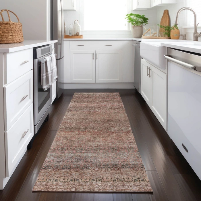 Dalyn Burano Orange BU12 2ft.3in. x 7ft.6in. Rug