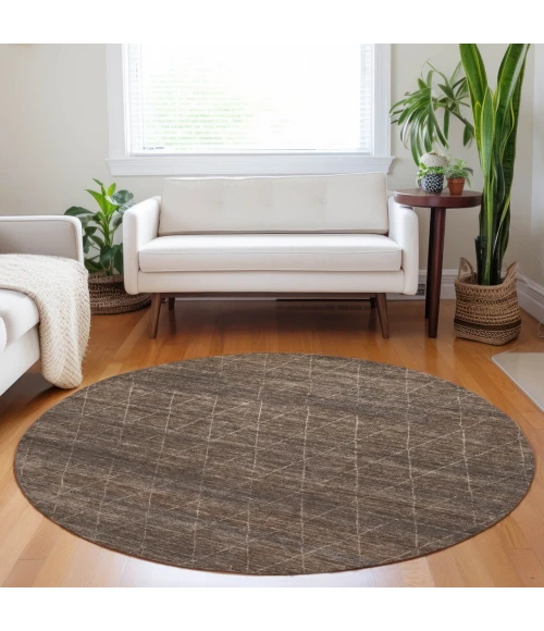 Dalyn Burano Brown BU3 8ft. x 8ft. Rug