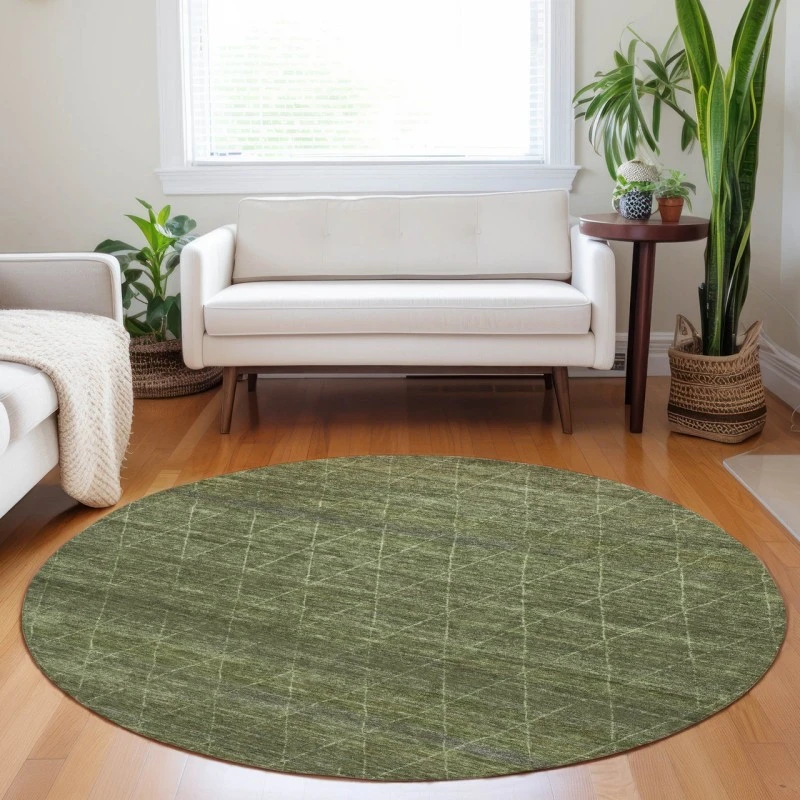 Dalyn Burano Green BU3 8ft. x 8ft. Rug
