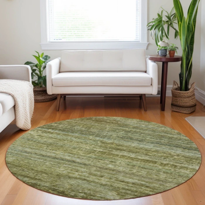 Dalyn Burano Green BU4 8ft. x 8ft. Rug