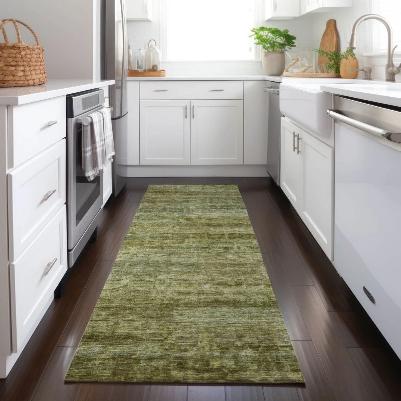 Dalyn Burano Green BU4 2ft.3in. x 7ft.6in. Rug