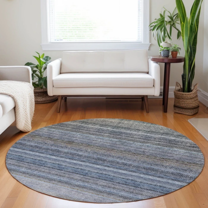 Dalyn Burano Blue BU5 8ft. x 8ft. Rug