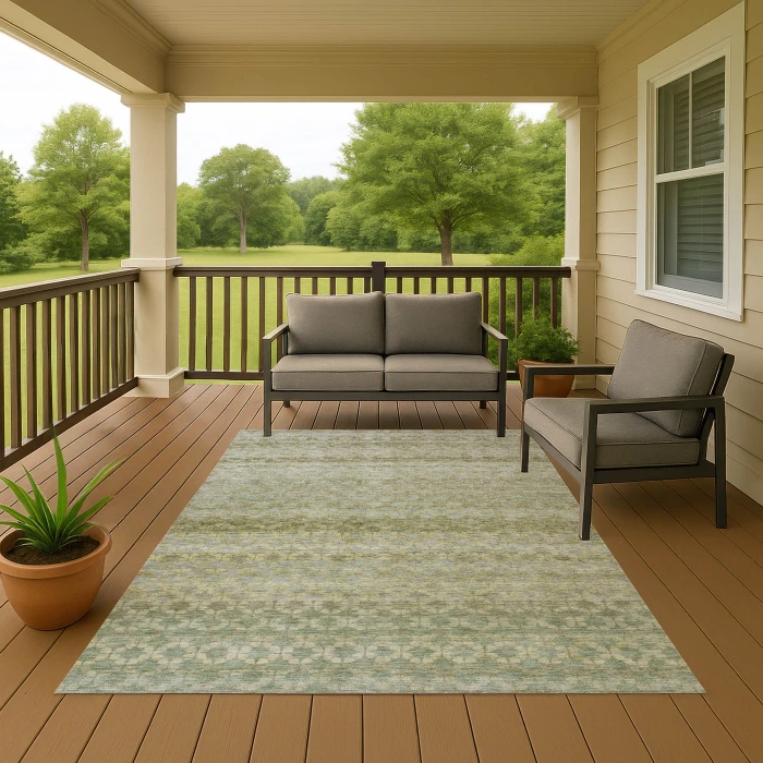 Dalyn Burano Green BU6 2ft.6in. x 3ft.10in. Rug