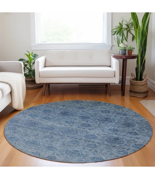 Dalyn Burano Blue BU8 8ft. x 8ft. Rug