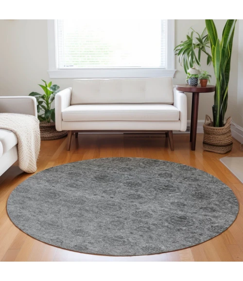 Dalyn Burano Gray BU8 8ft. x 8ft. Rug