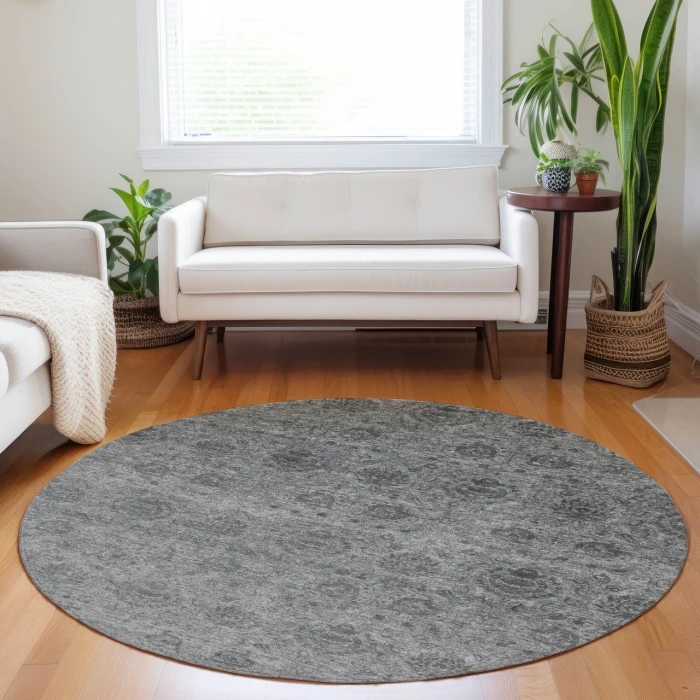Dalyn Burano Gray BU8 8ft. x 8ft. Rug