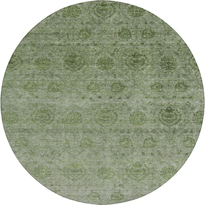Dalyn Burano Green BU8 8ft. x 8ft. Rug