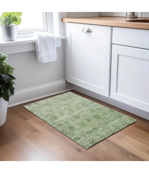 Dalyn Burano Green BU8 1ft.8in. x 2ft.6in. Rug