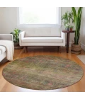 Dalyn Burano Green BU9 8ft. x 8ft. Rug