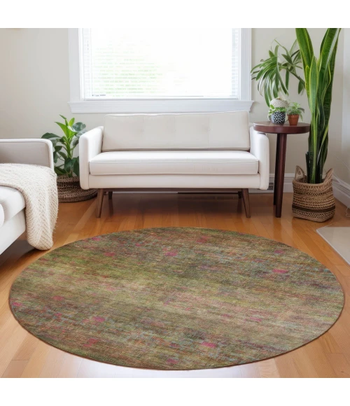 Dalyn Burano Green BU9 8ft. x 8ft. Rug