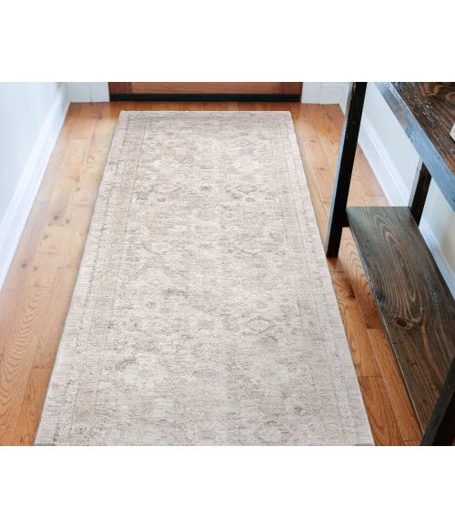 Dalyn Cyprus CY10 Grey 2'3" x 7'10" Runner Rug