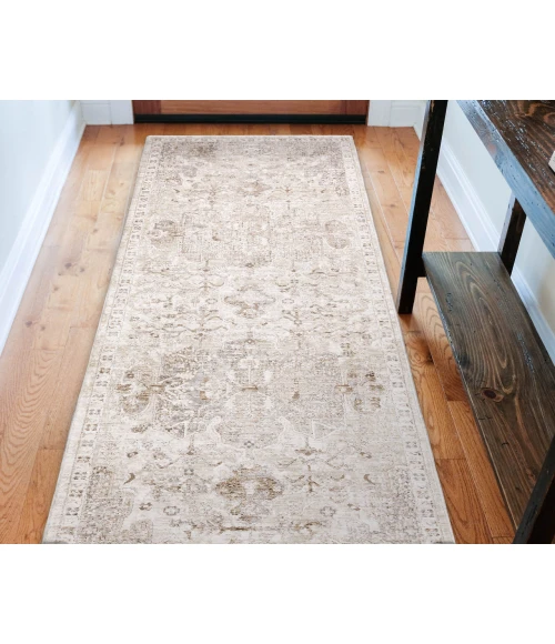 Dalyn Cyprus CY3 Beige 2'3" x 7'10" Runner Rug
