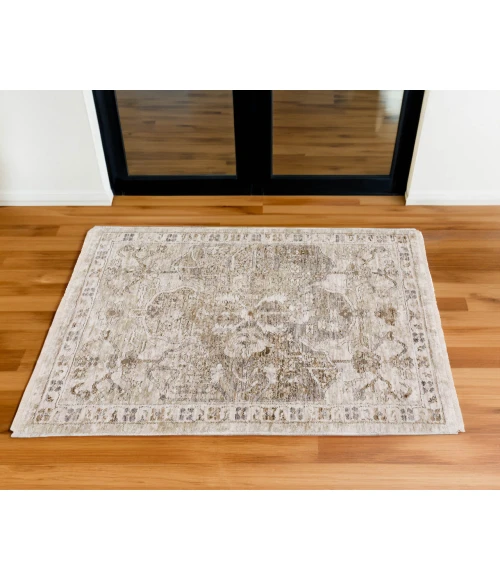 Dalyn Cyprus CY3 Beige 1'8" x 2'6" Rug