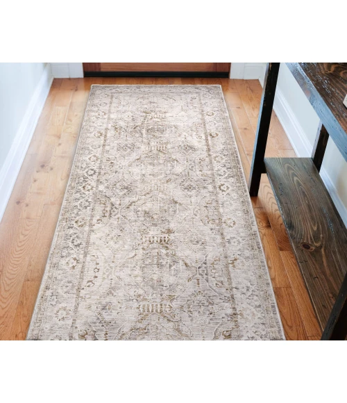 Dalyn Cyprus CY6 Grey 2'3" x 7'10" Runner Rug