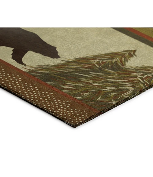 Dalyn Indoor/Outdoor Excursion EX1 Beige Washable 2'6" x 3'10" Rug