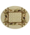 Dalyn Indoor/Outdoor Excursion EX2 Beige Washable 8' x 8' Round Rug