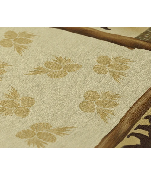 Dalyn Indoor/Outdoor Excursion EX2 Beige Washable 8' x 8' Round Rug