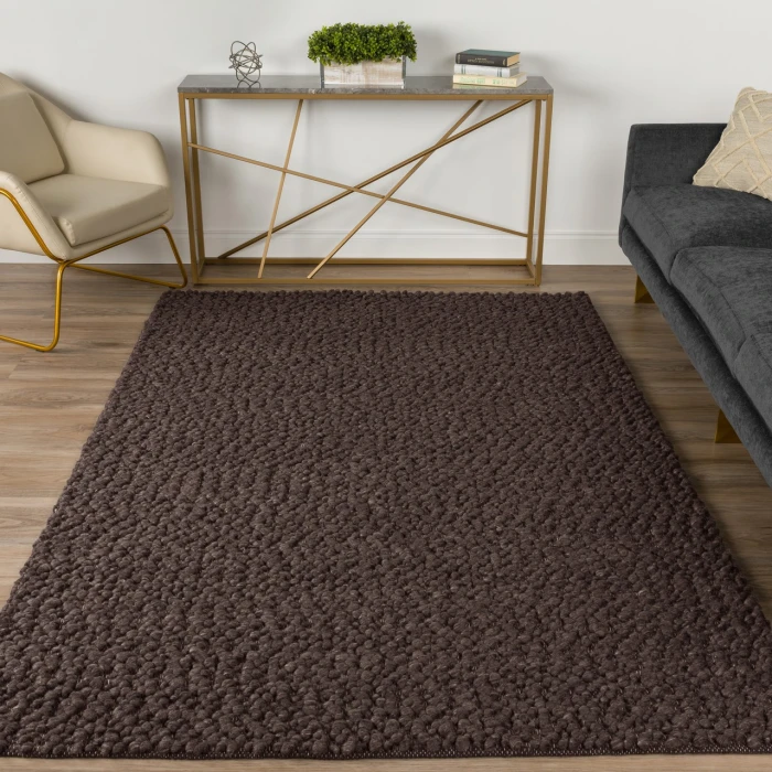 Dalyn Gorbea GR1 Chocolate Area Rug 9 ft. X 13 ft. Rectangle