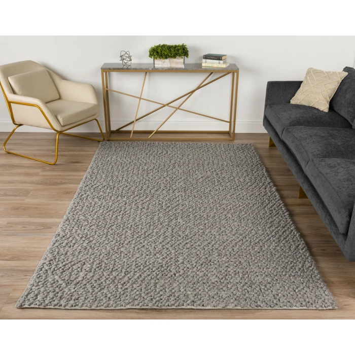 Dalyn Gorbea GR1 Pewter Area Rug 9 ft. X 13 ft. Rectangle