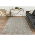 Dalyn Gorbea GR1 Silver Area Rug 8 ft. X 10 ft. Rectangle